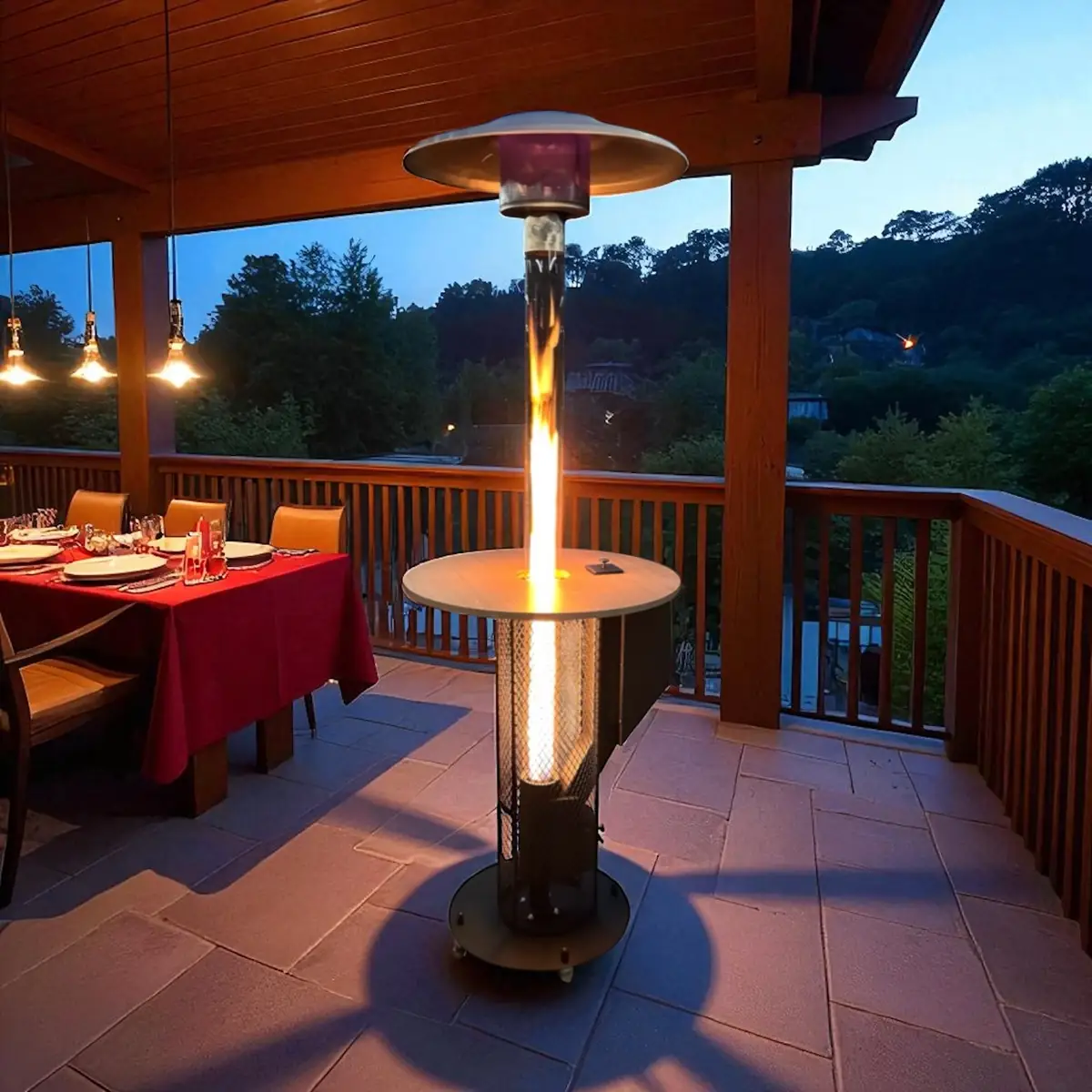 Chauffage extérieur pour terrasse